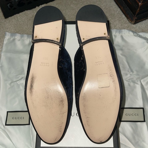 Gucci velvet loafers - Picture 3 of 5